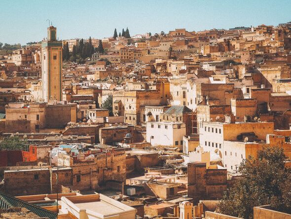 Cityscape of Fes, in Fès-Meknès, in northern inland Morocco