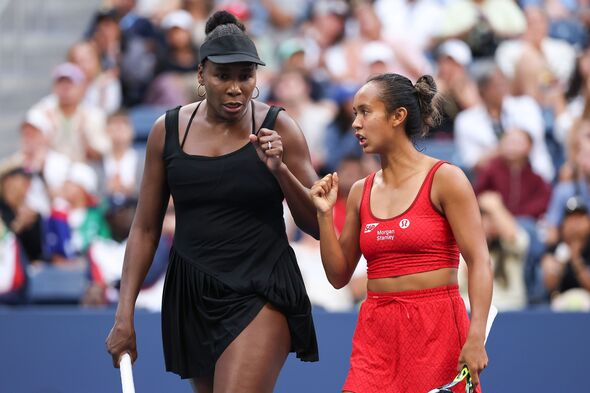 Venus Williams Leylah Fernandez 2025 US Open - Day 10