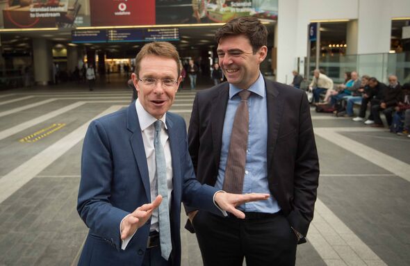 Sir Andy Street and Andy BUrnham