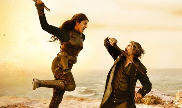 Priyanka Chopra and Karl Urban