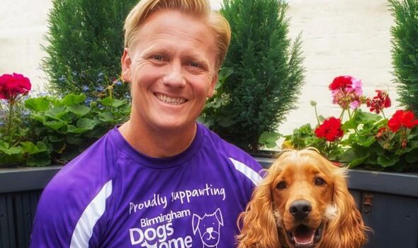 Doctor Scott and a cute dog