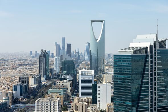 Riyadh downtown in Saudi Arabia