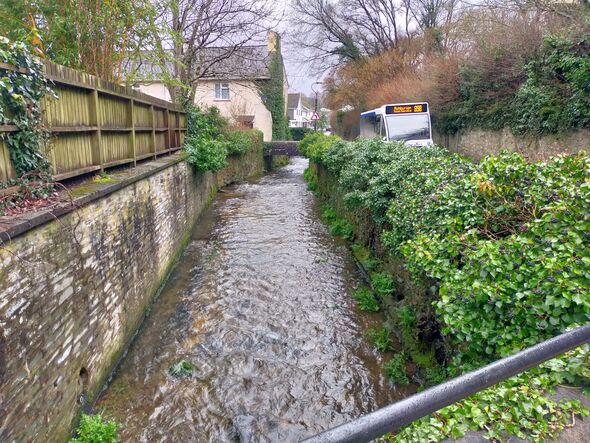 The River Ashburn runs through the town of Ashburton