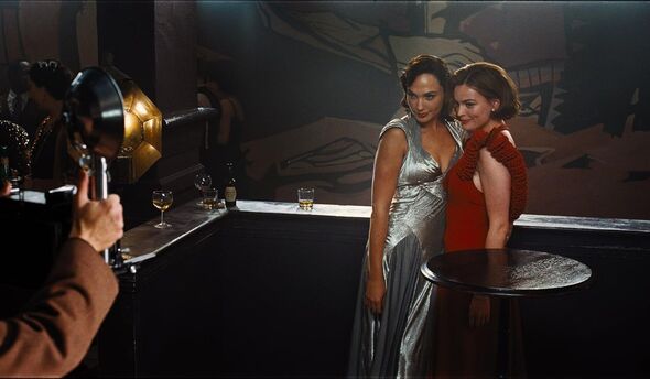 Gal Gadot and Emma Mackey in Death on the Nile
