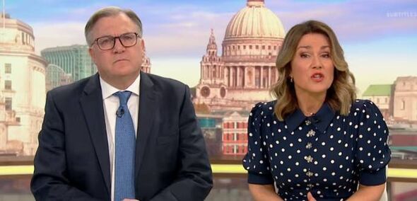 Susanna Reid and Ed Balls