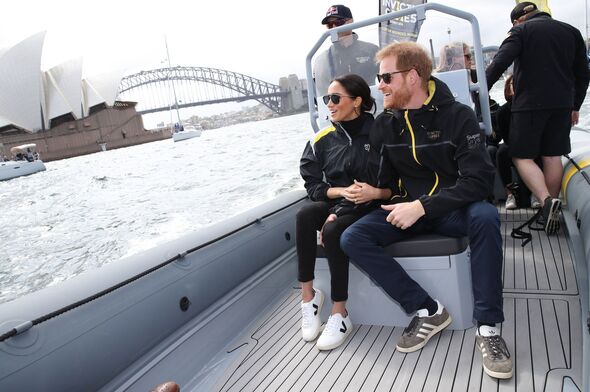 The Duke and Duchess of Sussex during their visit to Australia in 2018