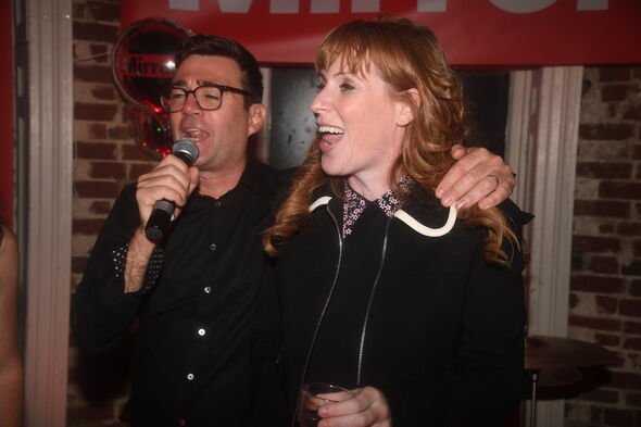Angela Rayner And Andy Burnham At The Daily Mirror Party At The Labour Party Conference In Brighton, 2021