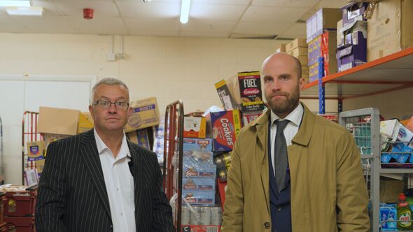Zak Garner-Purkis and Jamie Treloar at Spa shop