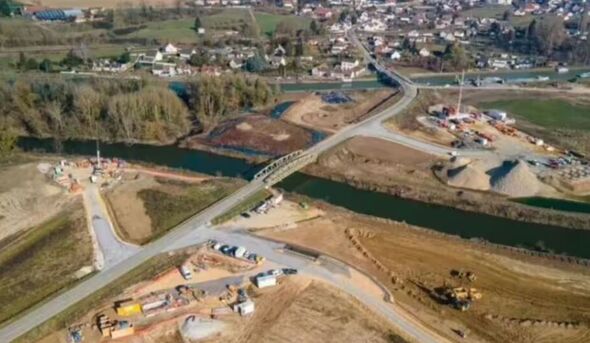 Land with developments in Europe