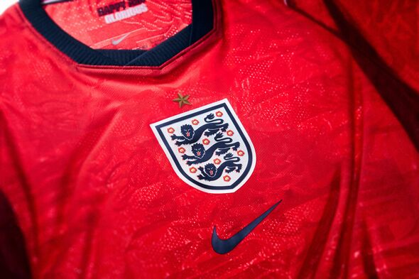 The new away England kit for the 2026 World Cup