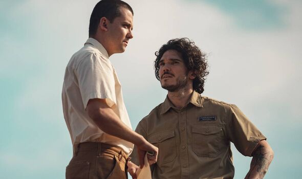 Asa Butterfield and Fra Fee