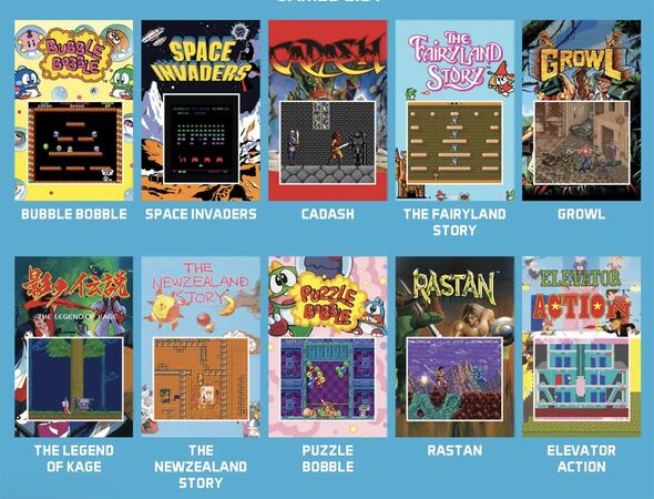 Evercade Alpha Taito games list