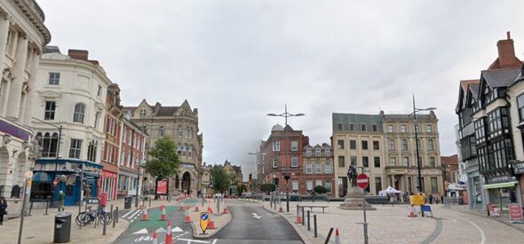Queen Square in Wolverhampton