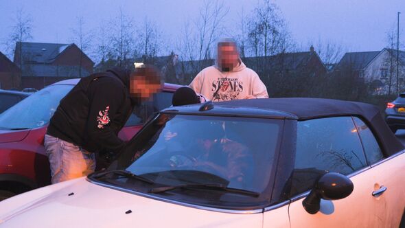 Undercover detectives tackle man and dog