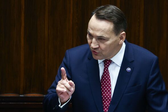 Polish Foreign Affairs Minister Radoslaw Sikorski Expose In Polish Parliament