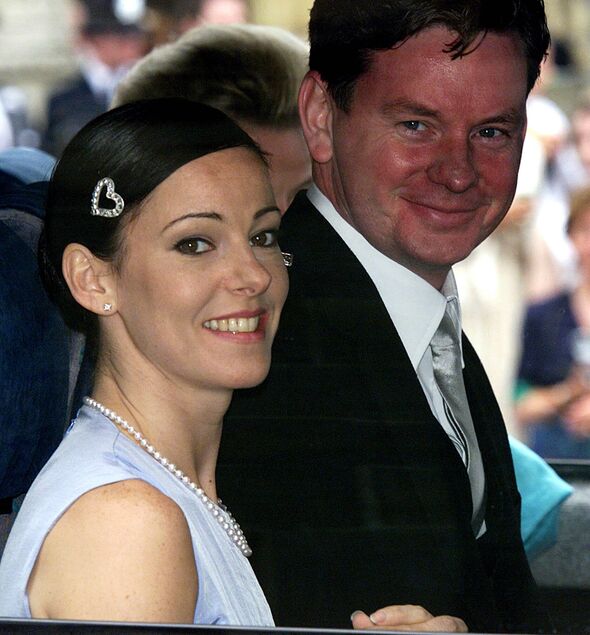 Ruthie Henshall pictured arriving at Edward's wedding in 1999