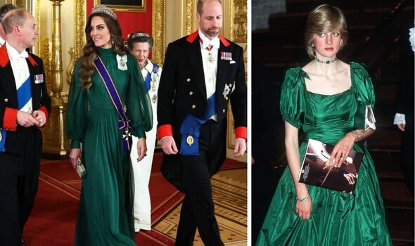 The Princess of Wales and the late Princess Diana