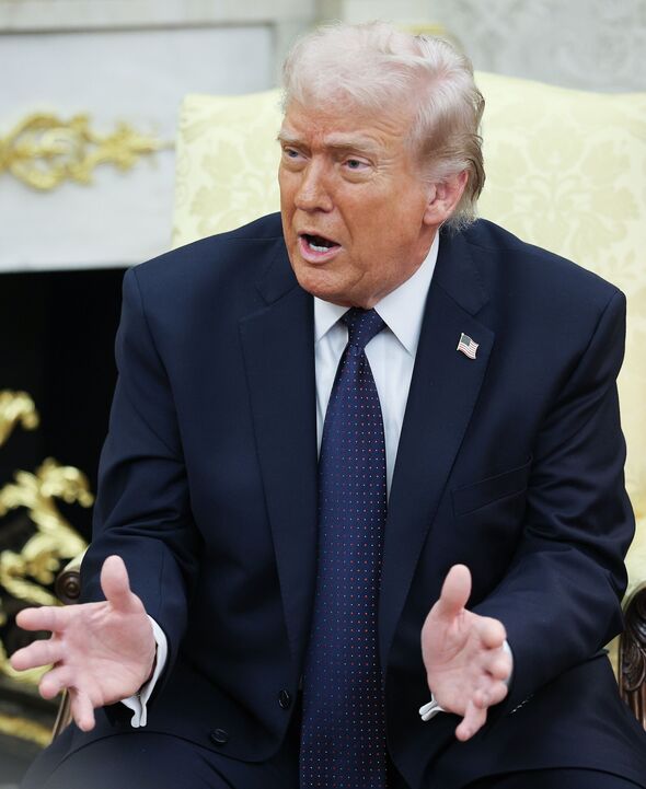 President Donald Trump Meets With German Chancellor Friedrich Merz At The White House