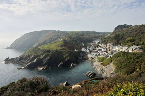 The village of Portloe on the Roseland Peninsula