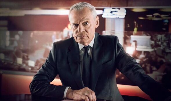 Martin Clunes as Huw Edwards
