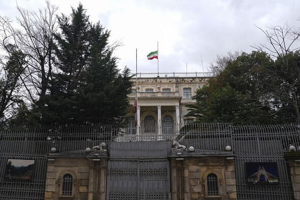 Flags lowered in Iran
