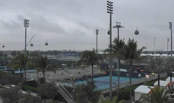 Miami Open rain delay