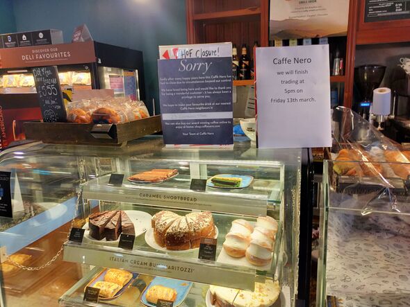 Inside Caffè Nero