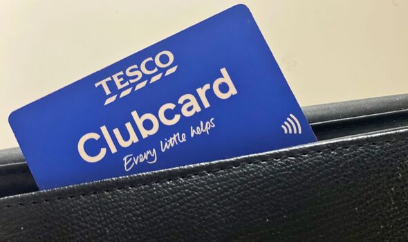Tesco clubcard in purse