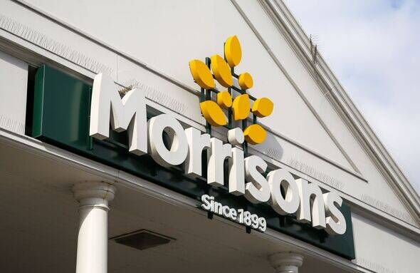 An entrance to a branch of Morrison supermarket...