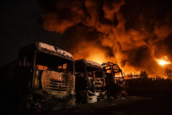 Fire breaks out at the Shahran oil depot after US and Israeli attacks