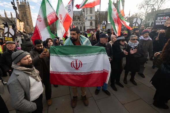 'Hands Off Iran' Protest In London