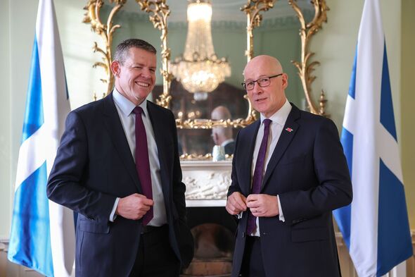 John Swinney meets Rhun Ap Iorwerth