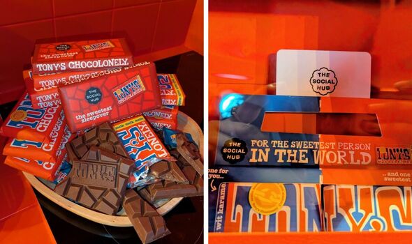 tony's chocolonely in the hotel