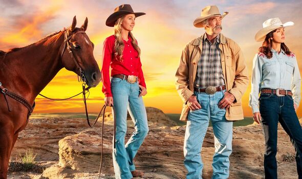 Amber Marshall, Shaun Johnston and Michelle Morgan