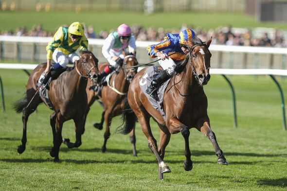 Lake Victoria in action at Newmarket