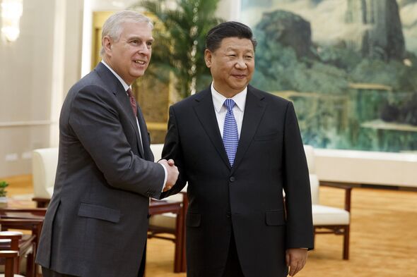 Chinese President Xi Jinping Meets Prince Andrew ,Duke of York