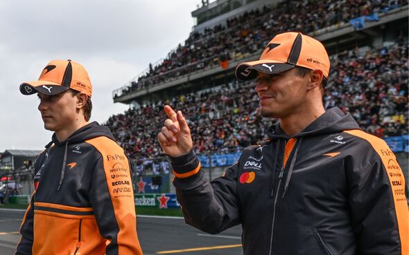 Lando Norris and Oscar Piastri
