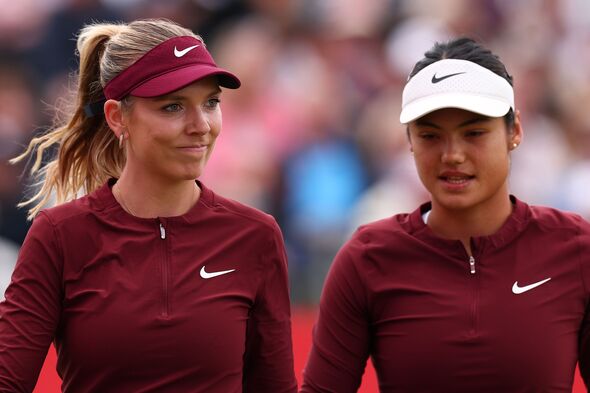 Katie Boulter Emma Raducanu Queen's HSBC Championships - Day Three