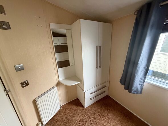 Caravan bedroom