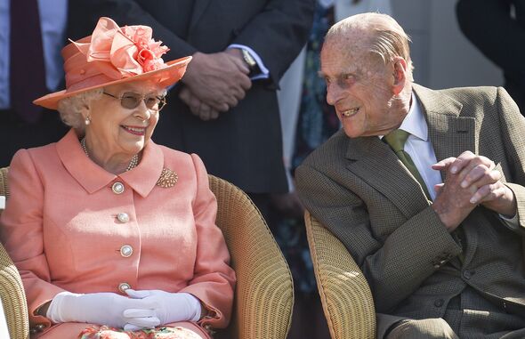 Prince Philip pictured with the late Queen in 2018