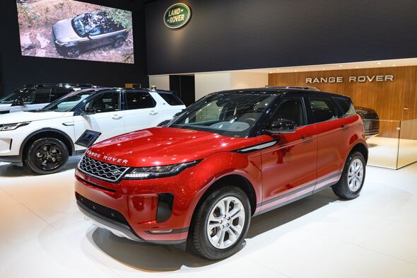 A Range Rover Evoque