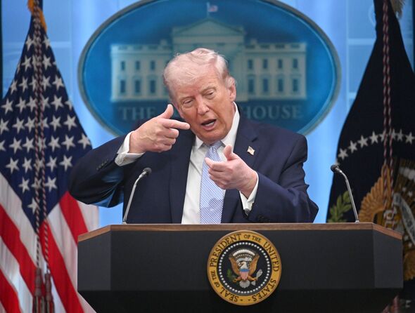 Trump Holds A Press Conference On Iran War