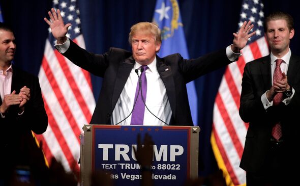 Trump during his first campaign