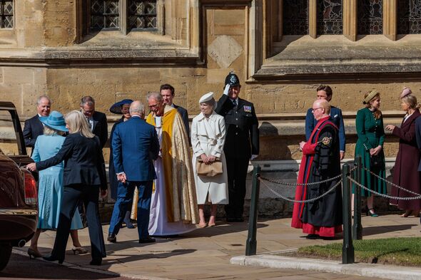 Royal Family Attend Easter Sunday Church Service Windsor