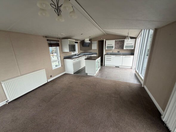 Caravan living area