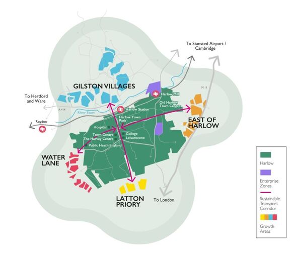 Mockup of the new development