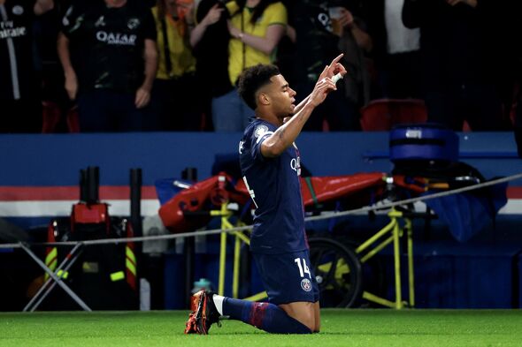 Desire Doue fired PSG ahead after just 11 minutes in the French capital