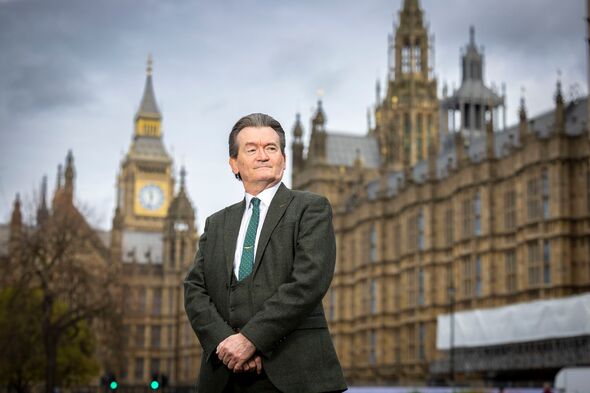 Feargal Sharkey outside Parliament