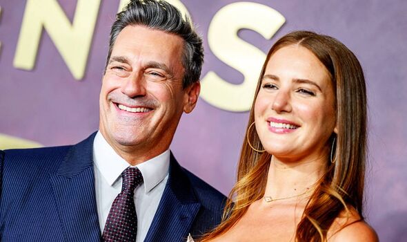 Jon Hamm and Anna Osceola