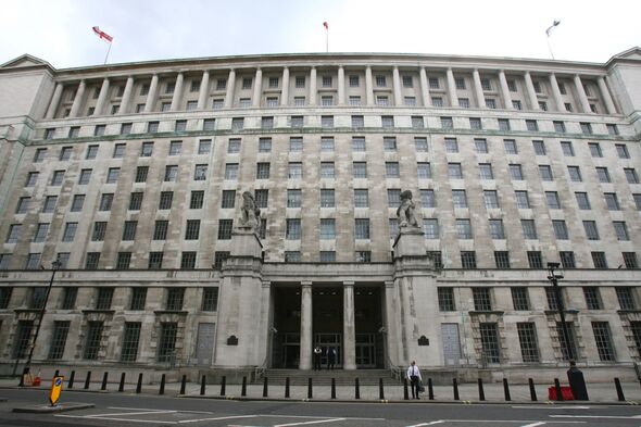 The Ministry of Defence, situated on Horse Guards Avenue in Westminster, central London.